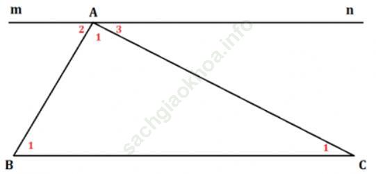 Toán 7 VNEN Bài 6: Tổng ba góc của một tam giác ảnh 1