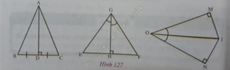 Toán 7 VNEN Bài 8: Các trường hợp bằng nhau của tam giác vuông ảnh 1