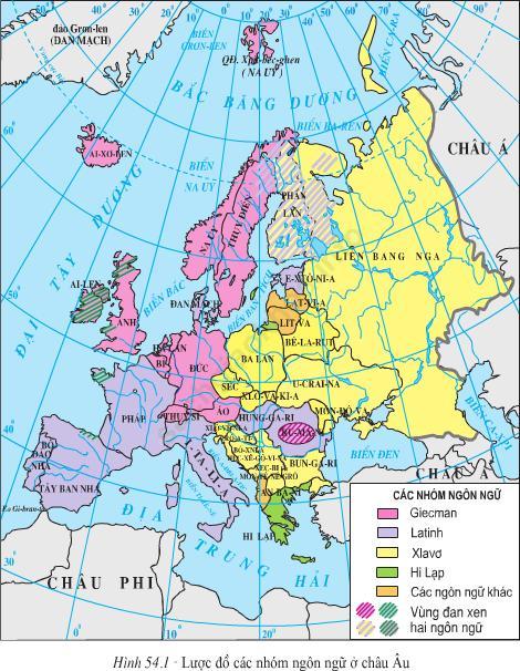 Lý thuyết & Trắc nghiệm Bài 54: Dân cư xã hội châu Âu ảnh 1