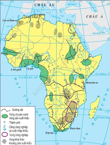 Lý thuyết & Trắc nghiệm Bài 31: Kinh tế châu Phi (tiếp theo) ảnh 1
