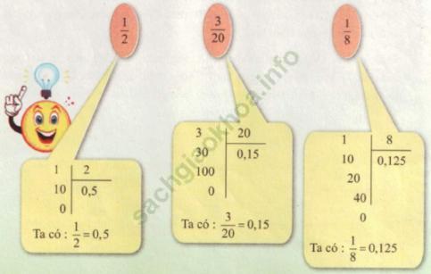 Giải VNEN toán 7 bài 9: Số thập phân hữu hạn. Số thập phân vô hạn tuần hoàn.