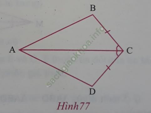 Giải VNEN toán hình 7 bài 3: Trường hợp bằng nhau cạnh - góc - cạnh
