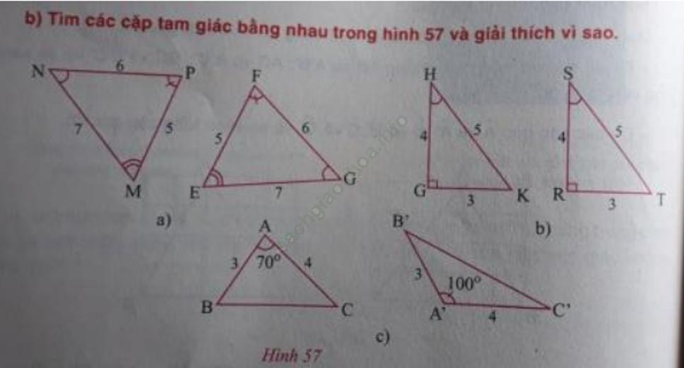 Toán 7 VNEN Bài 1: Hai tam giác bằng nhau ảnh 4