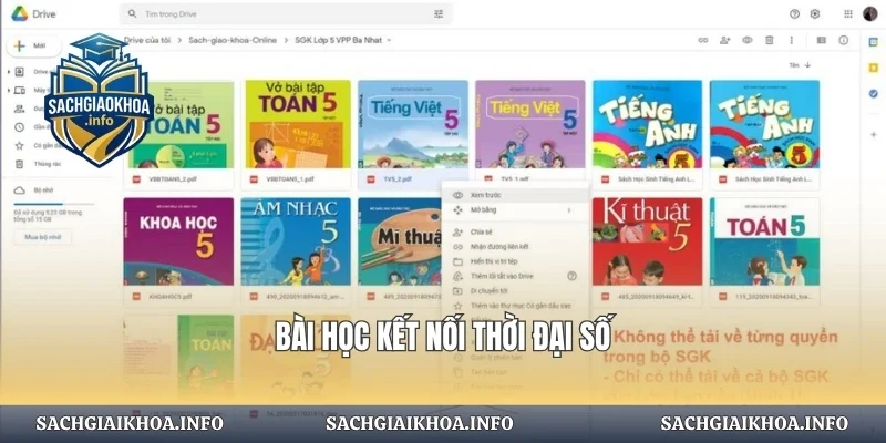 Bài học kết nối thời đại số