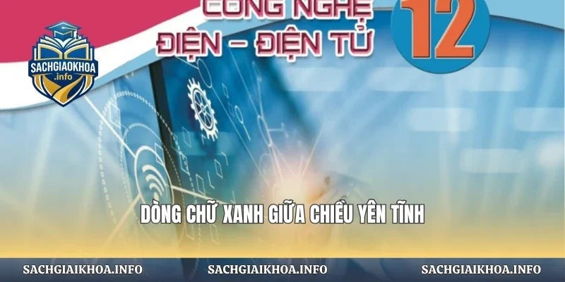 Dòng chữ xanh giữa chiều yên tĩnh