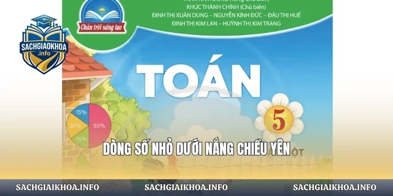Dòng số nhỏ dưới nắng chiều yên