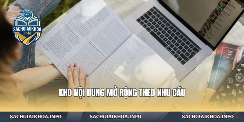 Kho nội dung mở rộng theo nhu cầu