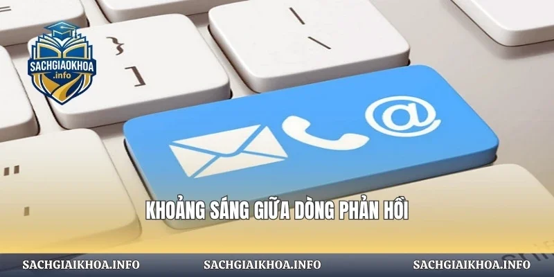 Khoảng sáng giữa dòng phản hồi