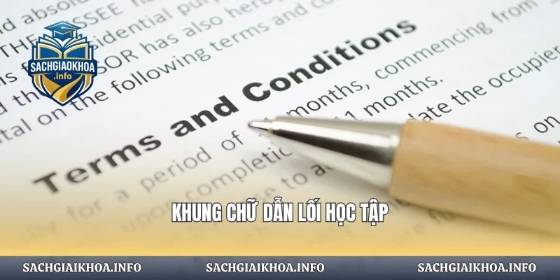 Khung chữ dẫn lối học tập