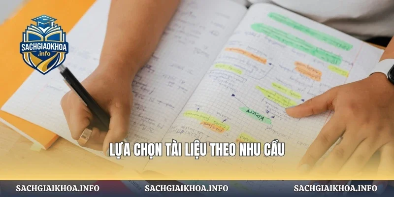 Lựa chọn tài liệu theo nhu cầu