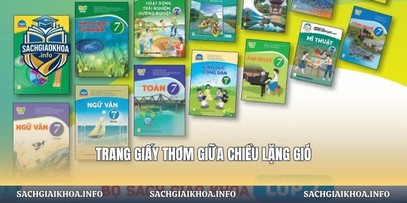 Trang giấy thơm giữa chiều lặng gió