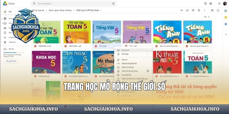 Trang học mở rộng thế giới số