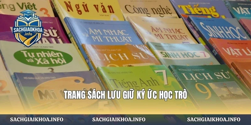 Trang sách lưu giữ ký ức học trò