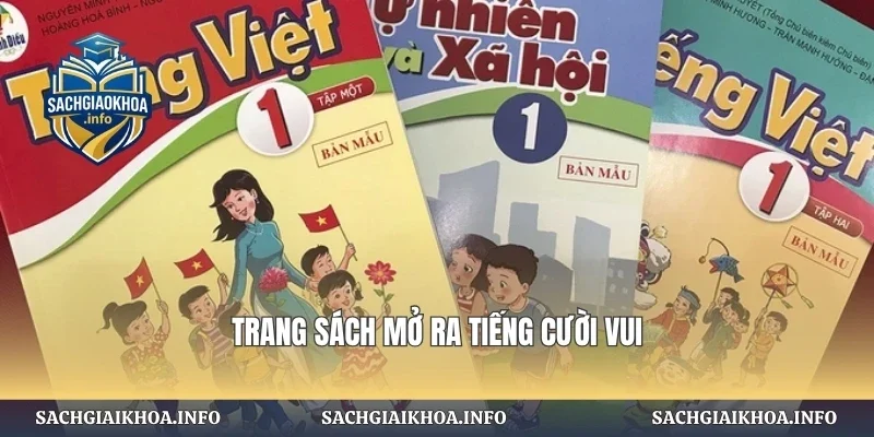 Trang sách mở ra tiếng cười vui