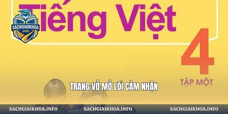 Trang vở mở lối cảm nhận